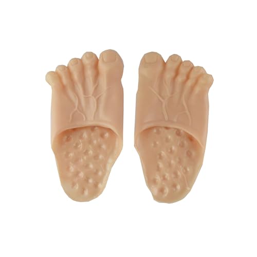 Duvcoywae Füßlinge - Lustige Hausschuhe,Neuheit Maskerade Cosplay Zubehör Weite Passform Damen Herren Innen Außen Halloween Kostümpartys Duvcoywae Füßlinge - Lustige Hausschuhe,Neuheit Maskerade Cosplay Zubehör Weite Passform Damen Herren Innen Außen Halloween Kostümpartys von Duvcoywae