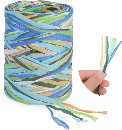 Farbiges Bastpapierband, 6 Farben, Packpapierschnur, 70 m, farbige Papierschnur, Bastband für Geschenkverpackungen, Geschenkbänder für Geschenke, Partydekoration, Basteldekoration, Basteldekoration Farbiges Bastpapierband, 6 Farben, Packpapierschnur, 70 m, farbige Papierschnur, Bastband für Geschenkverpackungen, Geschenkbänder für Geschenke, Partydekoration, Basteldekoration, Basteldekoration von Duxiuyong