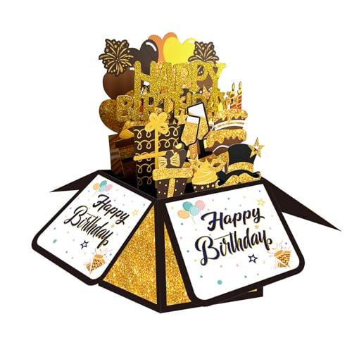 3D-PopUp-Geburtstagskarten Happy Birthday Karte Popup Geburtstagskarten mit Umschlag und Notizkarten für Ehemann Ehefrau 3D-PopUp-Geburtstagskarten Happy Birthday Karte Popup Geburtstagskarten mit Umschlag und Notizkarten für Ehemann Ehefrau von Duyeuau