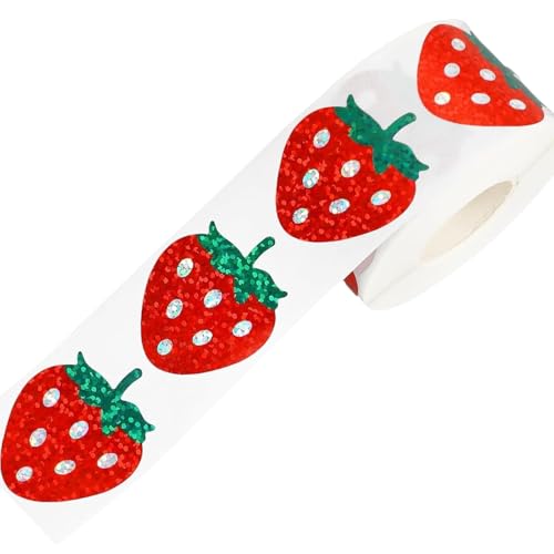 500 Stück Belohnungsaufkleber Scrapbooking Aufkleber Erdbeere Etiketten Aufkleber Obst Aufkleber für Festival Feier 500 Stück Belohnungsaufkleber Scrapbooking Aufkleber Erdbeere Etiketten Aufkleber Obst Aufkleber für Festival Feier von Duyeuau