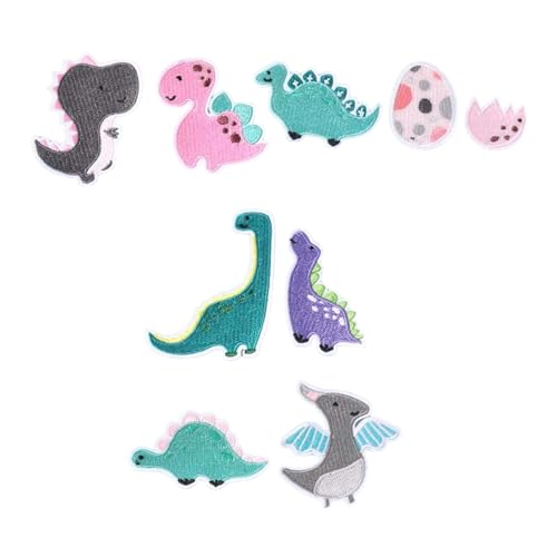 9 Stück Cartoon Dinosaurier bestickte Flicken zum Aufbügeln Schöne Tier Reparatur Flicken Nähen Flicken für Kleidung Tasche 9 Stück Cartoon Dinosaurier bestickte Flicken zum Aufbügeln Schöne Tier Reparatur Flicken Nähen Flicken für Kleidung Tasche von Duyeuau