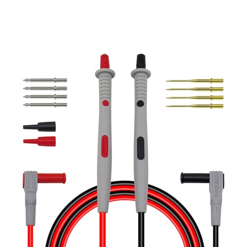 Austauschbare Nadelmultimeter Messleitungen Hohe Genauigkeit Nadelsonden Werkzeugset Geeignet für Elektriker & Austauschbare Nadelmultimeter Messleitungen Hohe Genauigkeit Nadelsonden Werkzeugset Geeignet für Elektriker & von Duyeuau