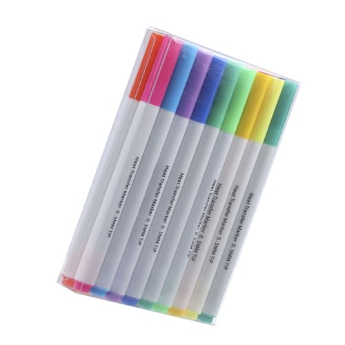 Duyeuau 12/18 Stück Bügelbilder für T-Shirt, Tasche, Schuhhut, 12/18 Farben, Stoffmarker, Stickerei, Transferstift für Kleidung Duyeuau 12/18 Stück Bügelbilder für T-Shirt, Tasche, Schuhhut, 12/18 Farben, Stoffmarker, Stickerei, Transferstift für Kleidung von Duyeuau