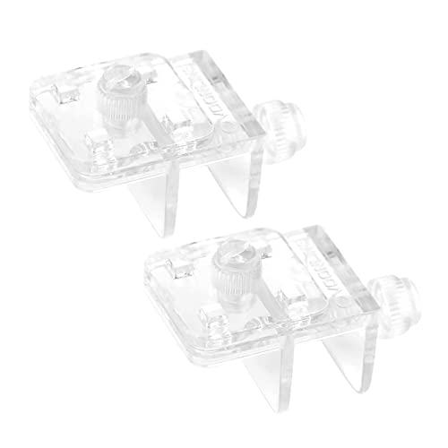 Duyeuau 2 Stück Fischgitter Netz Halter Klemme Anti-Sprung Netz Befestigung Clip Multifunktionale Transparente Acrylklemmen Duyeuau 2 Stück Fischgitter Netz Halter Klemme Anti-Sprung Netz Befestigung Clip Multifunktionale Transparente Acrylklemmen von Duyeuau