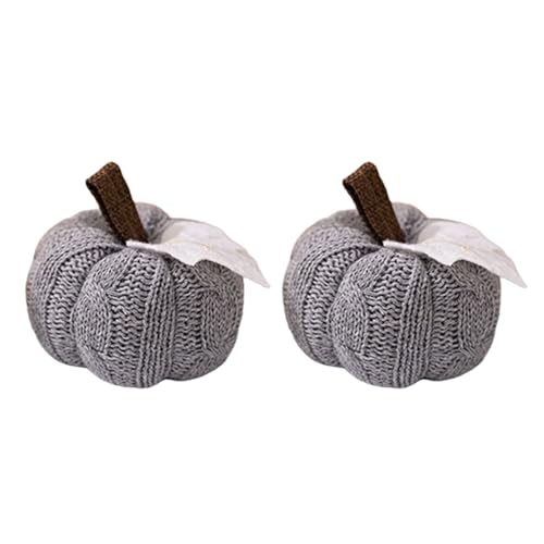 Duyeuau 2 Stück Herbst Thanksgiving Strickstoff Kürbis hängende Ornamente Home Office Herbst Ernte Dekorationen Thanksgiving Dekorationen Duyeuau 2 Stück Herbst Thanksgiving Strickstoff Kürbis hängende Ornamente Home Office Herbst Ernte Dekorationen Thanksgiving Dekorationen von Duyeuau