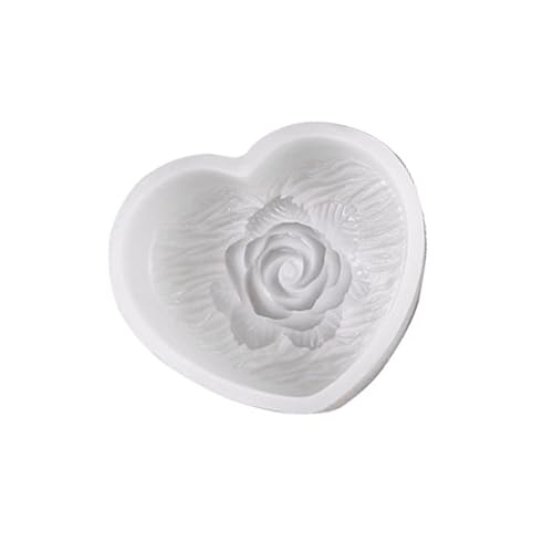 Duyeuau 3D-Herz-Rosen-Silikonformen für Seife, Heimdekoration, Epoxidharz-Silikonformen für Gips-Dekoration Duyeuau 3D-Herz-Rosen-Silikonformen für Seife, Heimdekoration, Epoxidharz-Silikonformen für Gips-Dekoration von Duyeuau
