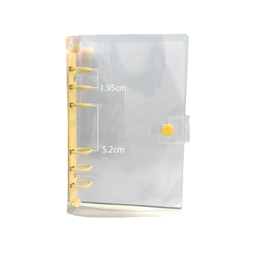 Duyeuau A 6 6 Ringe Binder Covers Soft Binder Covers Folder Snaps Button Closure Refillable Planner Binder School Office von Duyeuau