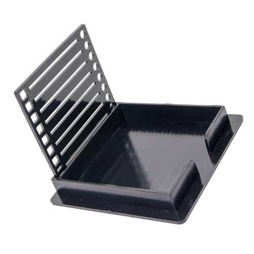 Duyeuau Haftnotizhalter, Haftnotizblock, Spender mit Schablone, Notizblock, Organizer, Schule, Büro und Heimbedarf von Duyeuau