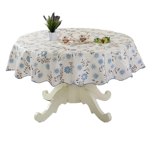 Duyeuau PVC-Tischdecken mit europäischem Blumenmuster, öl- und wasserabweisend, ideal für Cafés und Zuhause, für den Außenbereich Duyeuau PVC-Tischdecken mit europäischem Blumenmuster, öl- und wasserabweisend, ideal für Cafés und Zuhause, für den Außenbereich von Duyeuau