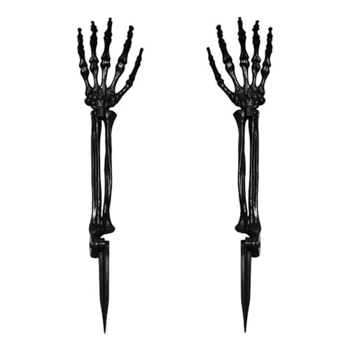 Duyeuau Realistische Skelett-Hand-Erdspieß, Halloween-Dekoration, stabiles Eigentum für Outdoor-Spukpartys, Dekorationen, Skeletthände für Halloween Duyeuau Realistische Skelett-Hand-Erdspieß, Halloween-Dekoration, stabiles Eigentum für Outdoor-Spukpartys, Dekorationen, Skeletthände für Halloween von Duyeuau