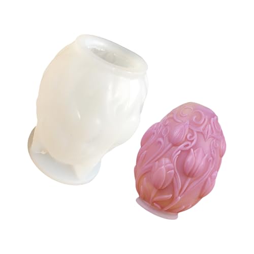 Duyeuau Silikonformen, Tulpen, Eier, Epoxidharz, Handwerk, handgefertigte Gussteile, Gips, Tulpen, Eier, Ostern, Silikon, Ornament, Epoxidharz von Duyeuau