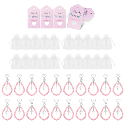 Duyeuau Taufgeschenk-Set enthält Kreuze, Schlüsselanhänger, Taschen und Karten für Babypartys und Taufgeschenke Duyeuau Taufgeschenk-Set enthält Kreuze, Schlüsselanhänger, Taschen und Karten für Babypartys und Taufgeschenke von Duyeuau