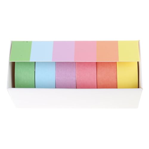 Duyeuau Textmarker-Klebeband-Set, klebrige lange Seitenmarkierungen, Textmarkerstreifen, Flaggenaufkleber, Buchreiter zum Anmerken von Duyeuau