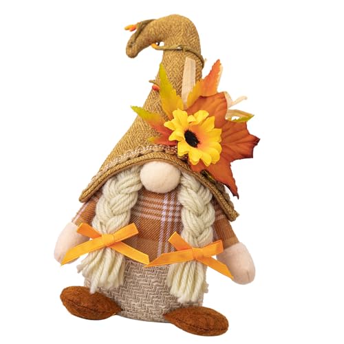 Duyeuau Thanksgiving-Tischdekoration, schöne Tischdekoration, Thanksgiving ohne Gesicht, Spielzeug mit biegbarem Hut für den Urlaub Duyeuau Thanksgiving-Tischdekoration, schöne Tischdekoration, Thanksgiving ohne Gesicht, Spielzeug mit biegbarem Hut für den Urlaub von Duyeuau