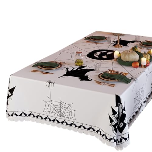Halloween-Tischläufer für 90 bis 120 cm große Tische, Party-Dekoration, Szene, Tisch, flüssigkeitsfest Halloween-Tischläufer für 90 bis 120 cm große Tische, Party-Dekoration, Szene, Tisch, flüssigkeitsfest von Duyeuau
