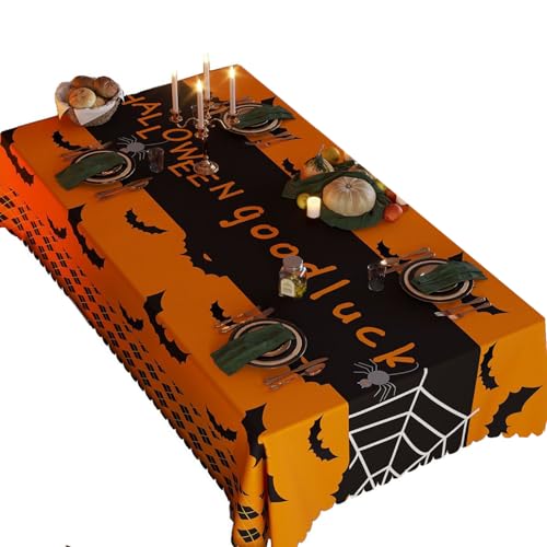 Halloween-Tischläufer für 90 bis 120 cm große Tische, Party-Dekoration, Szene, Tisch, flüssigkeitsfest Halloween-Tischläufer für 90 bis 120 cm große Tische, Party-Dekoration, Szene, Tisch, flüssigkeitsfest von Duyeuau