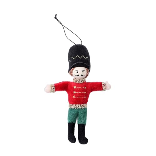 Handgefertigter Stoff Nussknacker Soldat Ornament Weihnachtsbaum Dekoration Festival Urlaub Hängende Ornamente Handgefertigter Stoff Nussknacker Soldat Ornament Weihnachtsbaum Dekoration Festival Urlaub Hängende Ornamente von Duyeuau