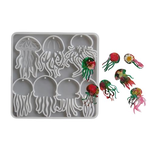Kreative Meerestier-Silikonform für Schmuck, Ornamente, zum Basteln, einzigartige Anhänger, Ohrringe und handgefertigtes Zubehör, Marine-Themen-Anhänger-Gussform Kreative Meerestier-Silikonform für Schmuck, Ornamente, zum Basteln, einzigartige Anhänger, Ohrringe und handgefertigtes Zubehör, Marine-Themen-Anhänger-Gussform von Duyeuau