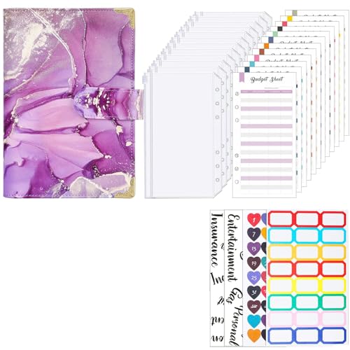 Leder-Binder-Planer-Set für Geldspar-Tagebuch, niedliches Notizbuch Leder-Binder-Planer-Set für Geldspar-Tagebuch, niedliches Notizbuch von Duyeuau