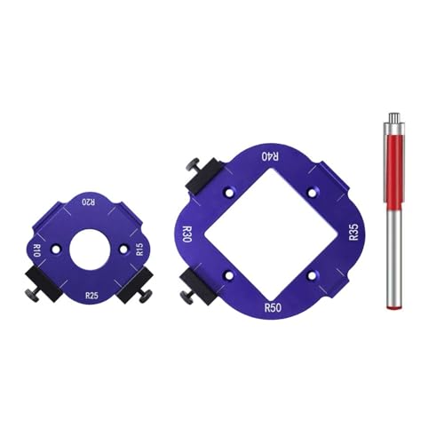 Oberfräsen-Eckradius-Schablone, Router-Radiusvorrichtungen, Aluminiumfräser-Schablonen für Holzbearbeitung, Oberfräse, Eckvorrichtungen von Duyeuau