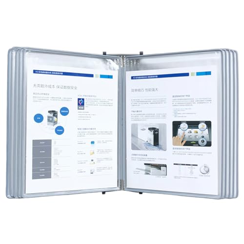 Referenzsystem-Organizer zur Wandmontage, 10 leicht zu ladende Display-Taschen für Lager, Labor und Labor Referenzsystem-Organizer zur Wandmontage, 10 leicht zu ladende Display-Taschen für Lager, Labor und Labor von Duyeuau