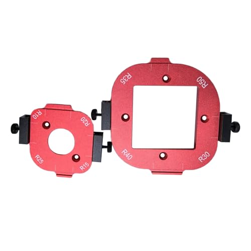 Set mit 2 langlebigen Aluminium-Holzbearbeitungswinkeln, Radius-Schablonen, 10–50 R für schnelle und einfache Holzbearbeitungsaufgaben Set mit 2 langlebigen Aluminium-Holzbearbeitungswinkeln, Radius-Schablonen, 10–50 R für schnelle und einfache Holzbearbeitungsaufgaben von Duyeuau