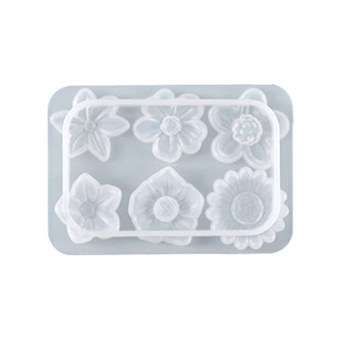 Silikonform mit verschiedenen Blumenformen, Epoxidharz, Gießen, Schmuck, Werkzeug, Handwerk, Heimdekoration Silikonform mit verschiedenen Blumenformen, Epoxidharz, Gießen, Schmuck, Werkzeug, Handwerk, Heimdekoration von Duyeuau
