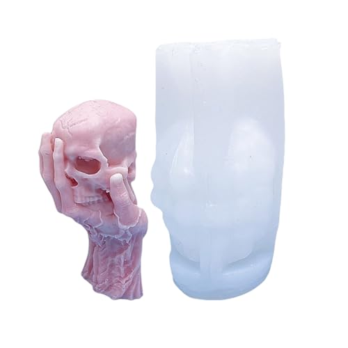 Silikonformen mit Totenkopfmotiv für Epoxidharz, Seife, Halloween-Dekoration, Fondant, Schokolade, Silikonformen Silikonformen mit Totenkopfmotiv für Epoxidharz, Seife, Halloween-Dekoration, Fondant, Schokolade, Silikonformen von Duyeuau