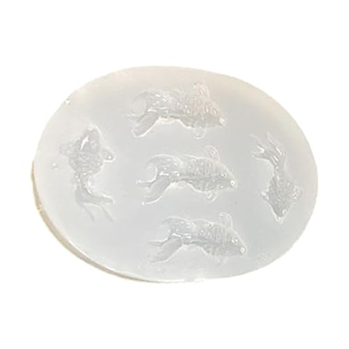Transparente Silikon-Fischform aus Kunstharz, Fisch-Anhänger für handgefertigte Schlüsselanhänger, Ornament, Kunst, detailliertes Design, Silikon von Duyeuau