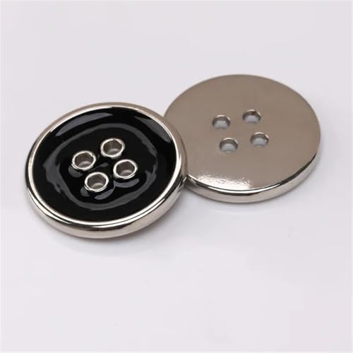 10 Stück 10/15/20 mm 4-Loch-elegante Metallknöpfe Hemdbluse DIY Nähzubehör von Dvbfufv