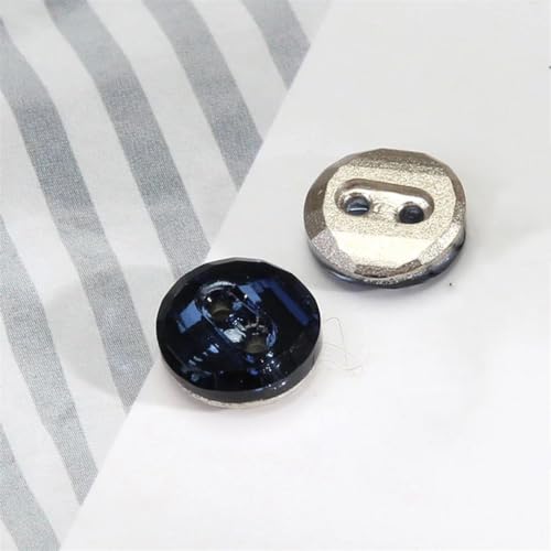 10 Stück 10 mm Damen 2-Loch Kristallknöpfe Hemd Chiffon Kleid Dekorative Nähen 10 Stück 10 mm Damen 2-Loch Kristallknöpfe Hemd Chiffon Kleid Dekorative Nähen von Dvbfufv