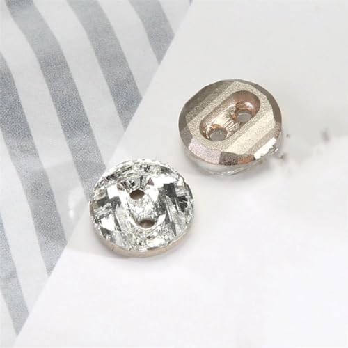10 Stück 10 mm Damen 2-Loch Kristallknöpfe Hemd Chiffon Kleid Dekorative Nähen 10 Stück 10 mm Damen 2-Loch Kristallknöpfe Hemd Chiffon Kleid Dekorative Nähen von Dvbfufv