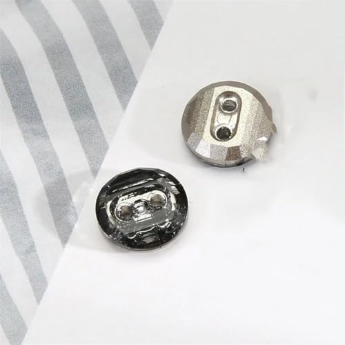 10 Stück 10 mm Damen 2-Loch Kristallknöpfe Hemd Chiffon Kleid Dekorative Nähen 10 Stück 10 mm Damen 2-Loch Kristallknöpfe Hemd Chiffon Kleid Dekorative Nähen von Dvbfufv