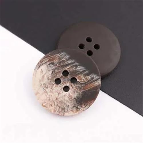10 Stück 11–34 mm Kunstharz-Knöpfe mit 4 Löchern, für Herren und Damen, Pullover, Trenchcoat 10 Stück 11–34 mm Kunstharz-Knöpfe mit 4 Löchern, für Herren und Damen, Pullover, Trenchcoat von Dvbfufv