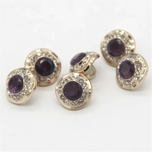 10 Stück 13 mm Metall-Diamant-Knöpfe für Kleidung, Kleid, Röcke, Dekorationen, handgefertigt, Bastelarbeiten 10 Stück 13 mm Metall-Diamant-Knöpfe für Kleidung, Kleid, Röcke, Dekorationen, handgefertigt, Bastelarbeiten von Dvbfufv