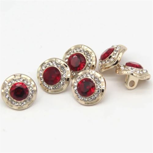10 Stück 13 mm Metall-Diamant-Knöpfe für Kleidung, Kleid, Röcke, Dekorationen, handgefertigt, Bastelarbeiten 10 Stück 13 mm Metall-Diamant-Knöpfe für Kleidung, Kleid, Röcke, Dekorationen, handgefertigt, Bastelarbeiten von Dvbfufv