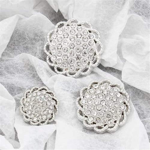 10 Stück 15/20 mm Strass-Knöpfe Kleidung Nähen DIY 10 Stück 15/20 mm Strass-Knöpfe Kleidung Nähen DIY von Dvbfufv