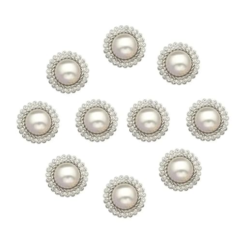 10 Stück modische Metallknöpfe für Kleidung, Nähknöpfe, handgefertigtes Zubehör 10 Stück modische Metallknöpfe für Kleidung, Nähknöpfe, handgefertigtes Zubehör von Dvbfufv