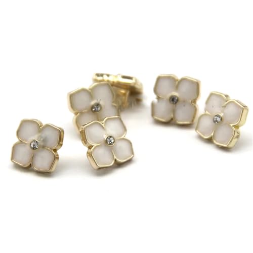 11 mm Blumen-Metallknöpfe für Hemden, zum Nähen, Hochzeitskleid, Manschette, Bluse, dekorativ, DIY, Handwerk, handgefertigt 11 mm Blumen-Metallknöpfe für Hemden, zum Nähen, Hochzeitskleid, Manschette, Bluse, dekorativ, DIY, Handwerk, handgefertigt von Dvbfufv