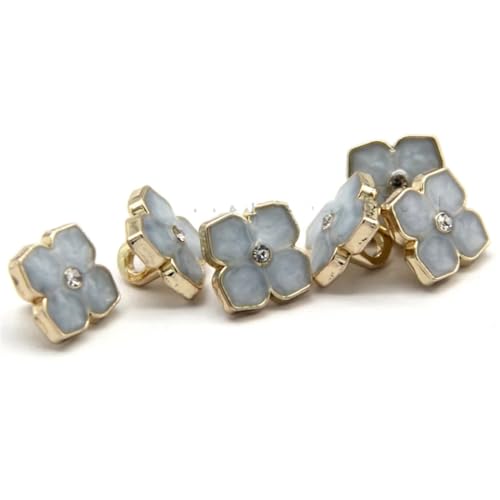 11 mm Blumen-Metallknöpfe für Hemden, zum Nähen, Hochzeitskleid, Manschette, Bluse, dekorativ, DIY, Handwerk, handgefertigt 11 mm Blumen-Metallknöpfe für Hemden, zum Nähen, Hochzeitskleid, Manschette, Bluse, dekorativ, DIY, Handwerk, handgefertigt von Dvbfufv