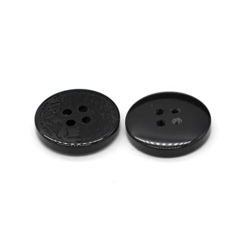 15/18/20/23/25 mm 4-Loch-Knöpfe aus Kunstharz für Herren, Mantel, Jacke, Anzug, Trenchcoat, handgefertigt, Kleidungsdekor 15/18/20/23/25 mm 4-Loch-Knöpfe aus Kunstharz für Herren, Mantel, Jacke, Anzug, Trenchcoat, handgefertigt, Kleidungsdekor von Dvbfufv