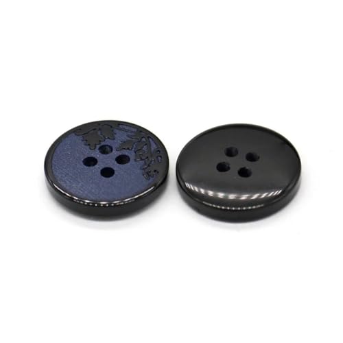 15/18/20/23/25 mm 4-Loch-Knöpfe aus Kunstharz für Herren, Mantel, Jacke, Anzug, Trenchcoat, handgefertigt, Kleidungsdekor 15/18/20/23/25 mm 4-Loch-Knöpfe aus Kunstharz für Herren, Mantel, Jacke, Anzug, Trenchcoat, handgefertigt, Kleidungsdekor von Dvbfufv