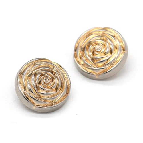 15/20/23 mm Metallknöpfe zum Nähen, Vintage-Stil, für Damen, Mantel, Anzug, Pullover, DIY, Basteln, dekorative Knöpfe 15/20/23 mm Metallknöpfe zum Nähen, Vintage-Stil, für Damen, Mantel, Anzug, Pullover, DIY, Basteln, dekorative Knöpfe von Dvbfufv