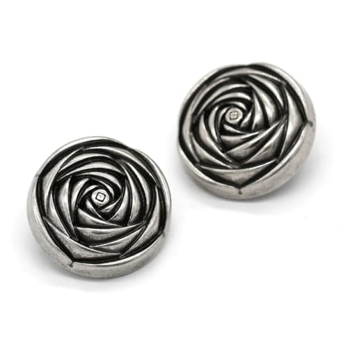 15/20/23 mm Metallknöpfe zum Nähen, Vintage-Stil, für Damen, Mantel, Anzug, Pullover, DIY, Basteln, dekorative Knöpfe 15/20/23 mm Metallknöpfe zum Nähen, Vintage-Stil, für Damen, Mantel, Anzug, Pullover, DIY, Basteln, dekorative Knöpfe von Dvbfufv