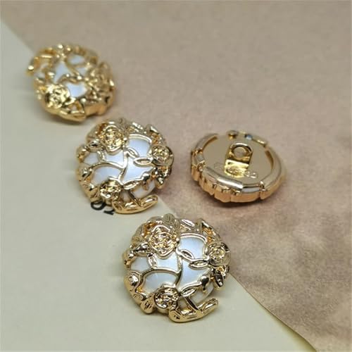 19,5/24 mm modische Metallknöpfe für Kleidung, Mode, Dekoration, runder Schaft, Knopf, Damen, Nähen, Heimwerken 19,5/24 mm modische Metallknöpfe für Kleidung, Mode, Dekoration, runder Schaft, Knopf, Damen, Nähen, Heimwerken von Dvbfufv