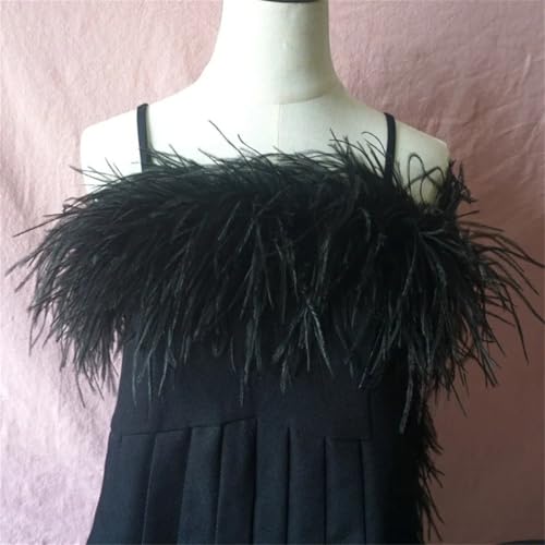 2 Meter Federn Boa Bastelzubehör Feder 6-lagig für Kleid Hochzeit DIY Dekoration von Dvbfufv