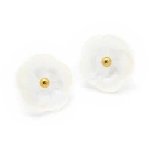 20 Stück 12 mm modische Blumenschaft Knöpfe für Kleidung Frauen Hemd dekoratives Nähzubehör von Dvbfufv