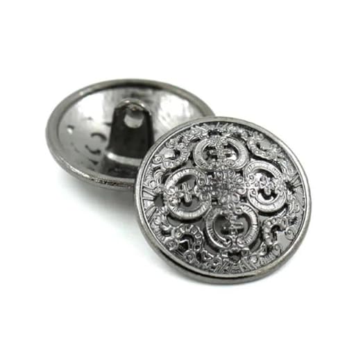 5 Stück 14–27 mm hohle runde Metallknöpfe für dekorative Kleidung Nähen DIY 5 Stück 14–27 mm hohle runde Metallknöpfe für dekorative Kleidung Nähen DIY von Dvbfufv