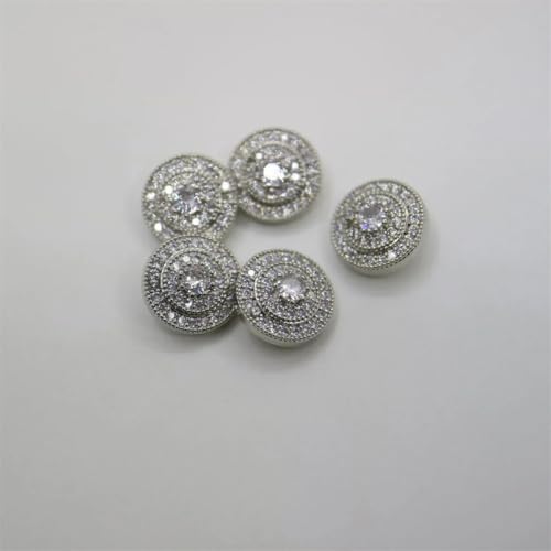 5 luxuriöse Kristallknöpfe für Kleidung, Dekorationen, Nähen, Diamantknöpfe, Zubehör 5 luxuriöse Kristallknöpfe für Kleidung, Dekorationen, Nähen, Diamantknöpfe, Zubehör von Dvbfufv
