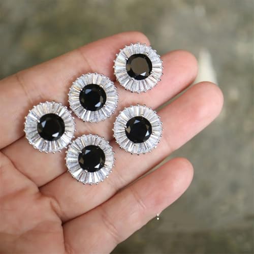 5 luxuriöse Kristallknöpfe für Kleidung, Dekorationen, Nähen, Diamantknöpfe, Zubehör 5 luxuriöse Kristallknöpfe für Kleidung, Dekorationen, Nähen, Diamantknöpfe, Zubehör von Dvbfufv